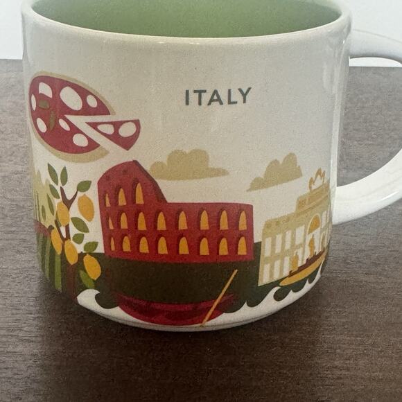 NEW Starbucks Italy You Are Here YAH Boxed Coffee Mug 14 0z 2023 Italian Soccer - Picture 7 of 13